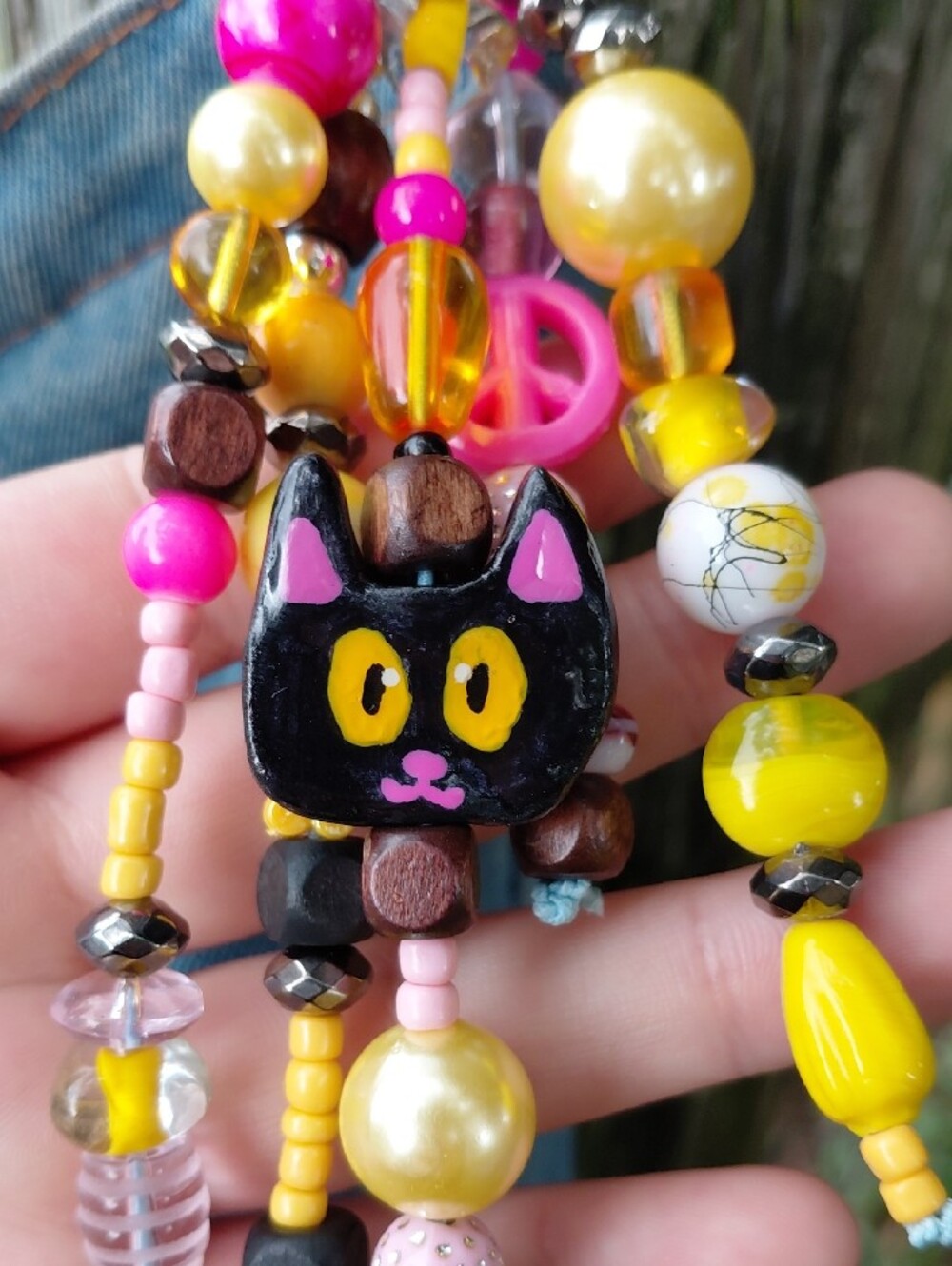 Handcrafted Cat Keychain - Picture 5 of 7